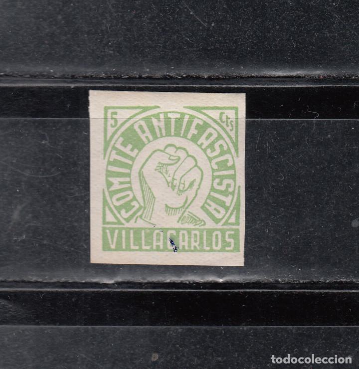 Briefmarken: VILLACARLOS. C&Oacute;MITE ANTIFASCISTA. 5 CTS.