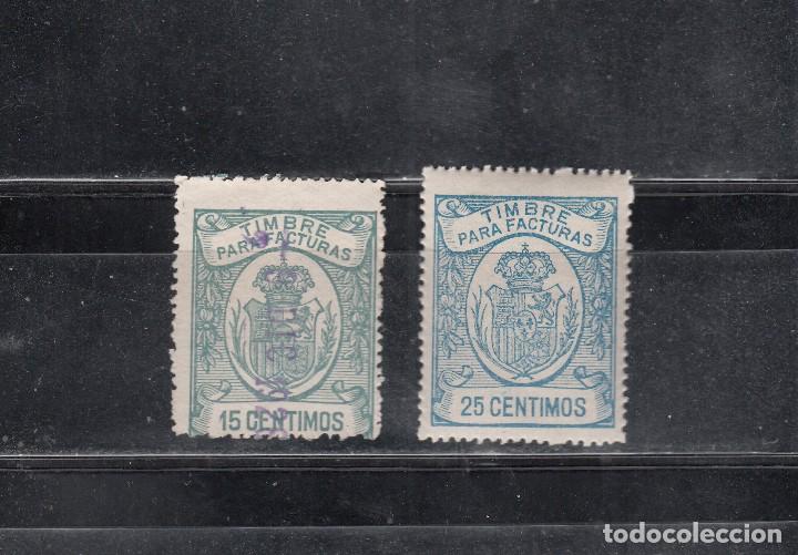 Sellos: 2 TIMBRES PARA FACTURAS - Foto 1