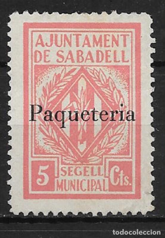Sellos: SABADELL (BARCELONA). EDIFIL NUM. 10* - Foto 1