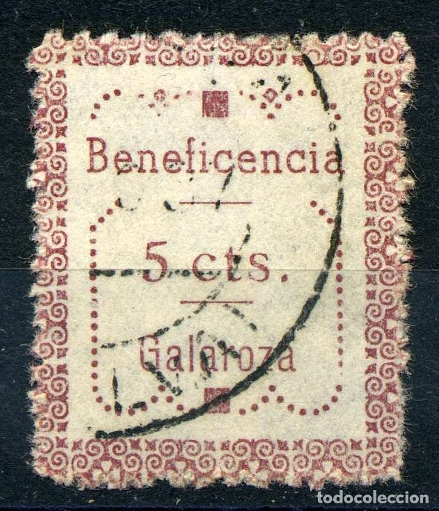 Stamps: ESPA&Ntilde;A. GUERRA CIVIL. GALAROZA (HUELVA). EDIFIL N&ordm;7. TIPO II