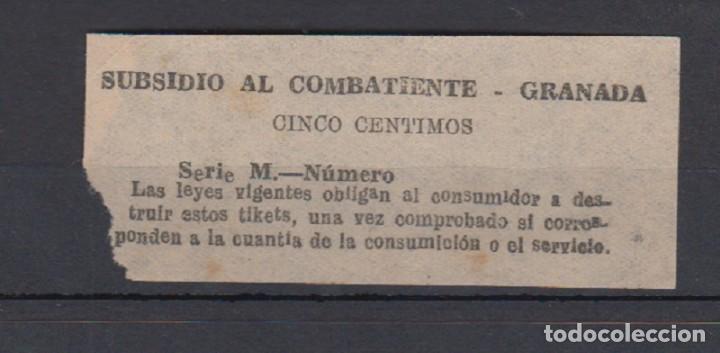 Sellos: GRANADA.  EDIFIL  177 *   SUBSIDIO AL COMBATIENTE - Foto 1