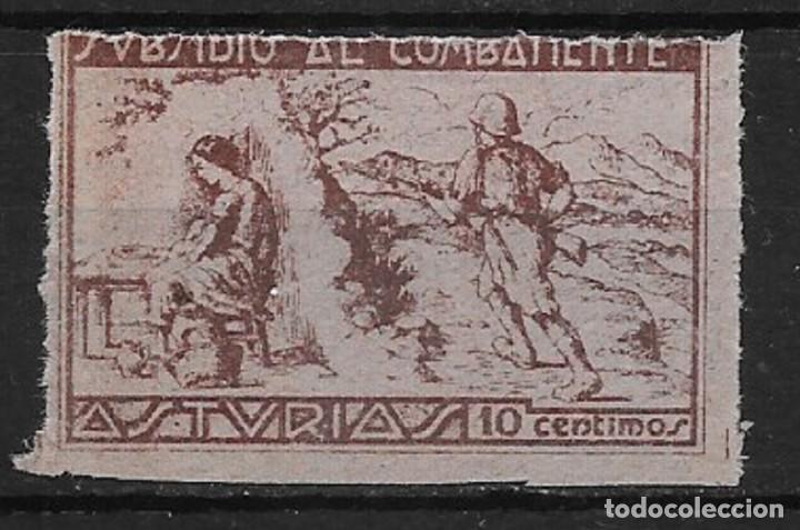 Sellos: ASTURIAS. EDIFIL NUM. 37* - Foto 1