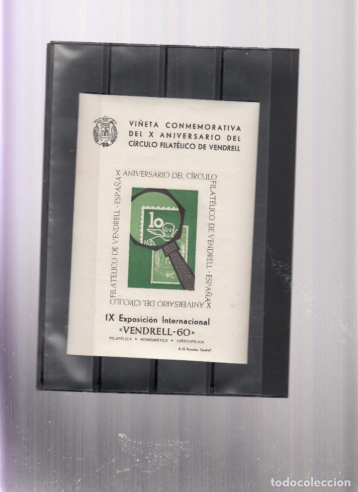 Briefmarken: IX EXPO INTERNACIONL VENDRELL-60. HOJITA EN VERDE