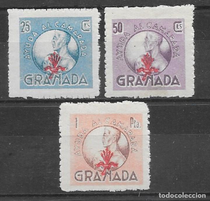 Sellos: GRANADA. EDIFIL NUM. 147/49* - Foto 1