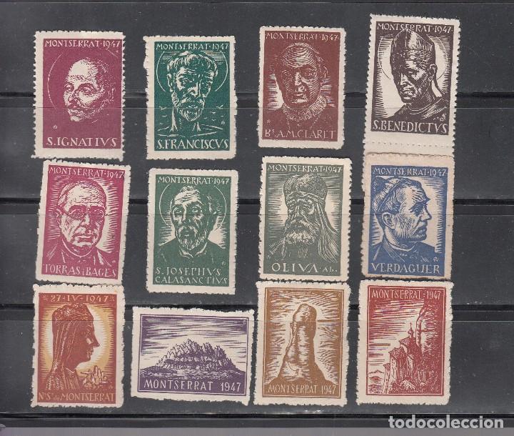 Sellos: MONTSERRT. 12 SELLOS DIVERSOS - Foto 1