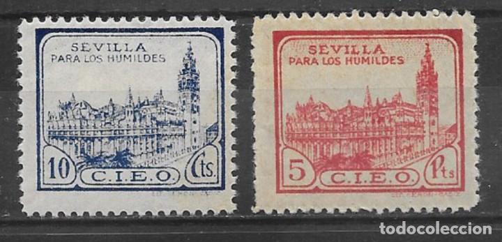 Sellos: SEVILLA. EDIFIL NUM. 93* - 95* - Foto 1