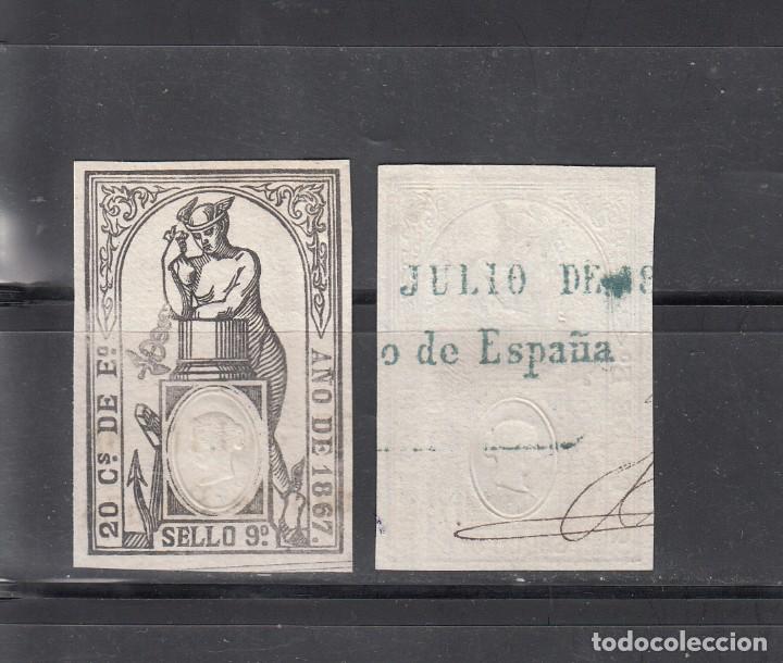Briefmarken: SELLO FISCAL DE 20 CTS. DE ESCUDO. 1867