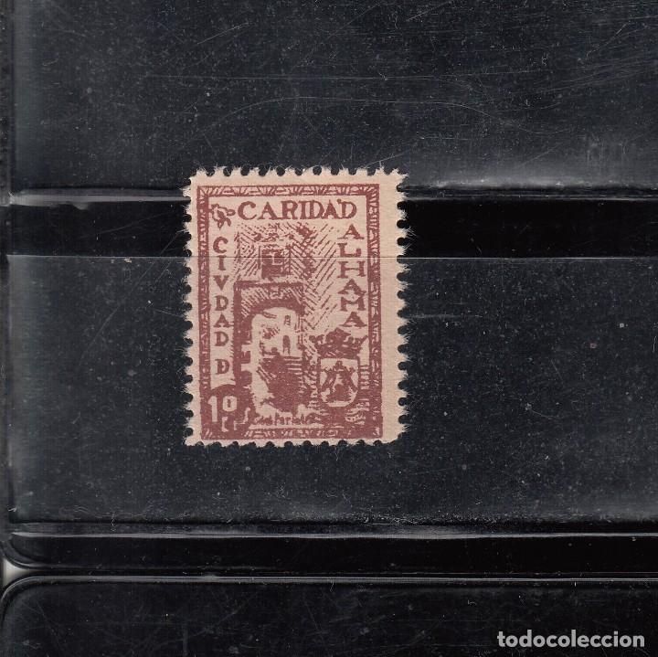 Briefmarken: CIUDAD DE ALHAMA. CARIDAD. 10 CTS.