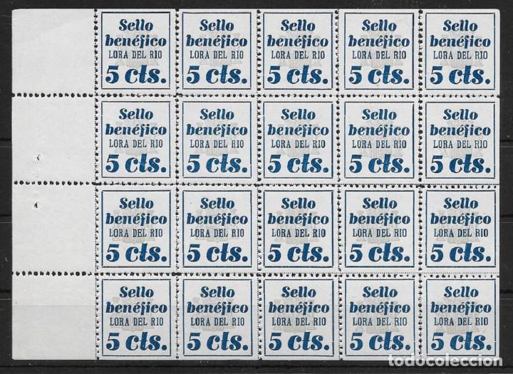 Sellos: LORA DEL R&Iacute;O (SEVILLA). EDIFIL NUM. 1* - Foto 1