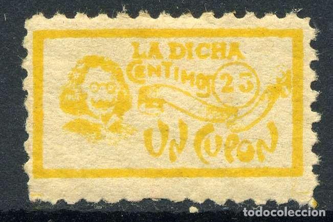 Sellos: ESPA&Ntilde;A. CUP&Oacute;N. LA DICHA. 25cts - Foto 1