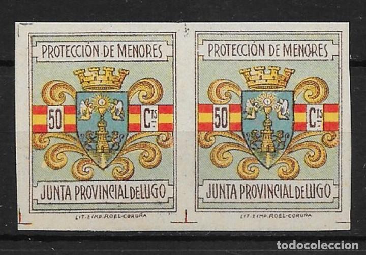 Sellos: LUGO. EDIFIL NUM. 35s* - Foto 1
