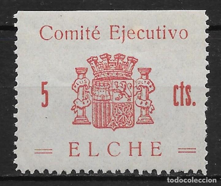 Sellos: ELCHE (ALICANTE). EDIFIL NUM. 1* - Foto 1