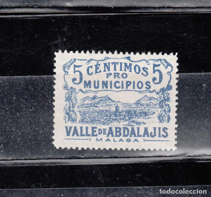 Briefmarken: VALLE DE ABDAJALIS. PRO MUNICIPIOS. 5 CTS.