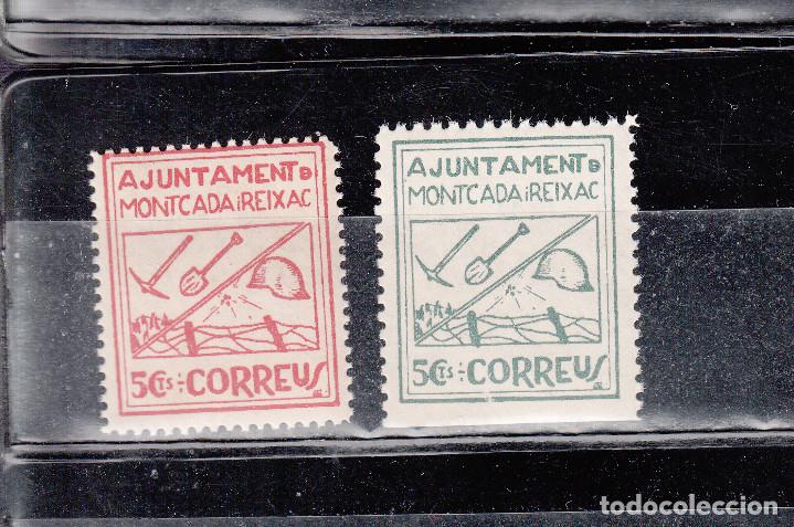 Briefmarken: AJUNTAMENT DE MONTCADA I REIXAC. CORREOS. SERIE DE 2 SELLOS DE 5 CTS.