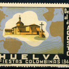 Sellos: ESPAÑA. GUERRA CIVIL. HUELVA. FIESTAS 1944