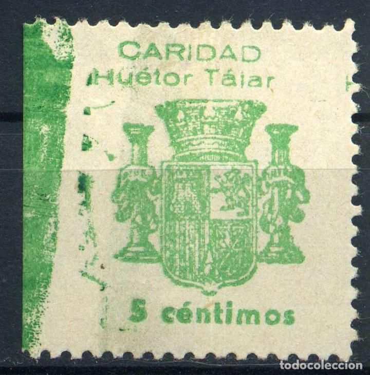 Briefmarken: ESPA&Ntilde;A. GUERRA CIVIL. HU&Eacute;TOR-T&Aacute;JAR. EDIFIL N&ordm;3 CON BANDA VERDE A LA IZQUIERDA