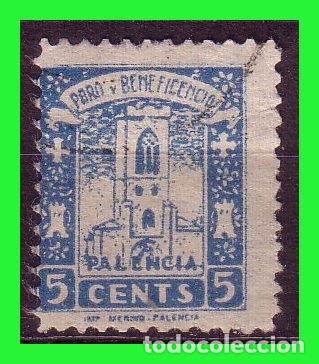 Briefmarken: Palencia PALENCIA, Guerra Civil, FESOFI n&ordm; 3 (o)