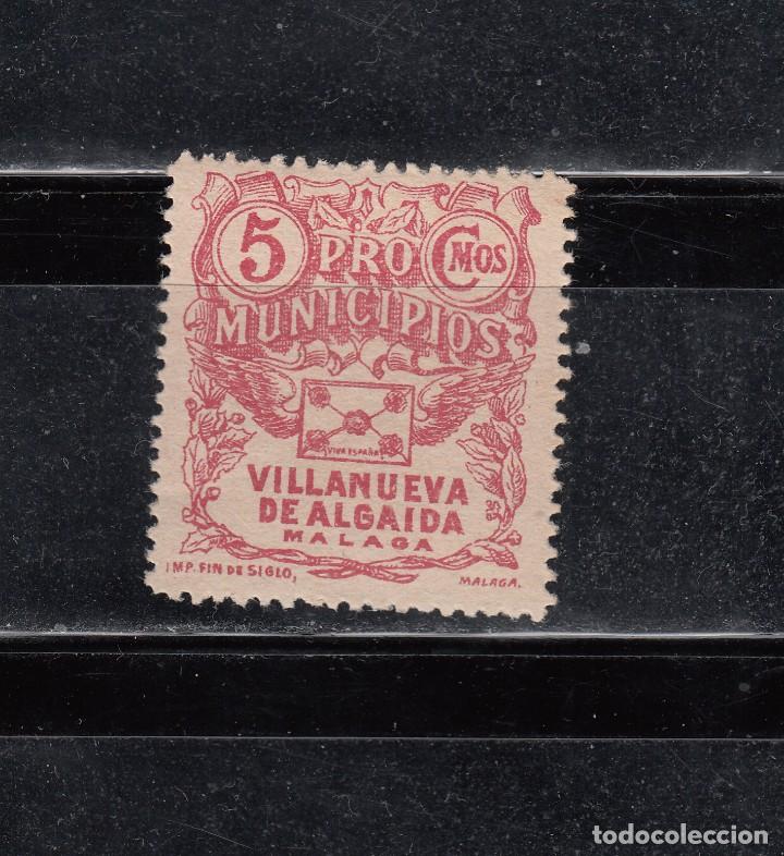 Briefmarken: VILLANUEVA DE ABGAIDA. PRO-MUNICIPIOS. 5 CTS.