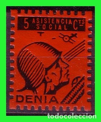 Briefmarken: ALICANTE, Denia, Guerra Civil, FESOFI n&ordm; 5 *