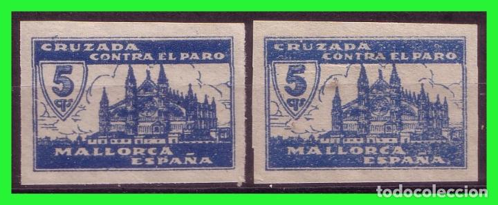 Briefmarken: Baleares, Mallorca, Guerra Civil, FESOFI N&ordm; 40sa * * variedad