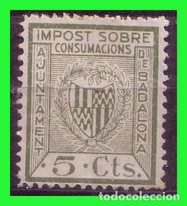 Briefmarken: Barcelona, BADALONA, Guerra Civil, FESOFI N&ordm; 7 (*)