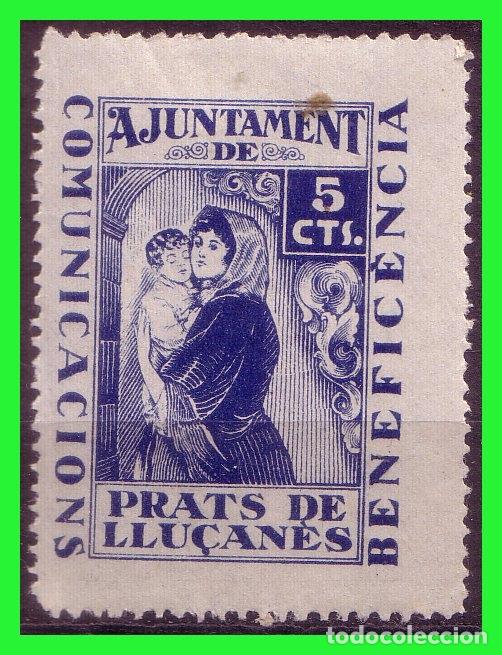 Briefmarken: Barcelona, PRAT DE LLUSANES, Guerra Civil, FESOFI N&ordm; 1 *