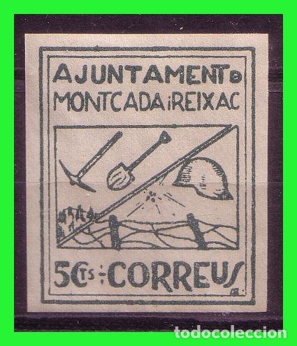 Briefmarken: Barcelona, MONTCADA y REIXACH, Guerra Civil, FESOFI N&ordm; 2s *