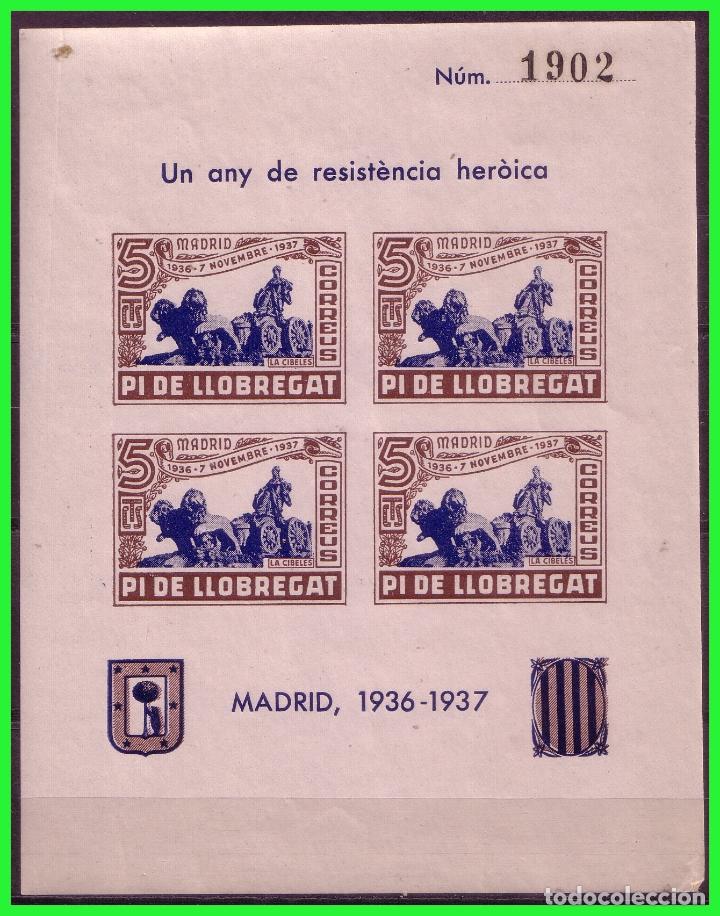 Briefmarken: Barcelona, Montcada y Reixach, Guerra Civil, FESOFI N&ordm; 12s * *