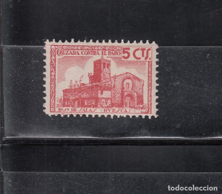 Briefmarken: HUESCA. CONTRA EL PARO. 5 CTS.