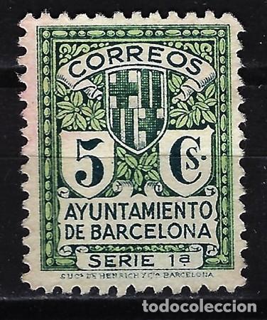 Briefmarken: 1932 BARCELONA EDIFIL 19 MH* CON CHARNELA SIN GOMA - AYUNTAMIENTO ESCUDO
