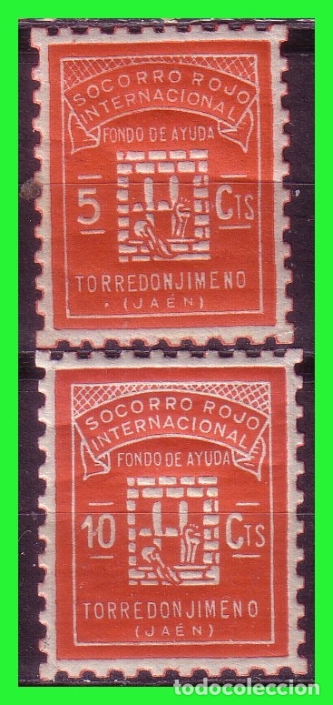 Selos: Guera Civil sellos locales JA&Eacute;N, Torredonjimeno, FESOFI n&ordm; 1 y 2 * *