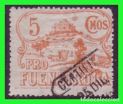 Briefmarken: M&Aacute;LAGA Fuegirola, Sellos locales guerra civil, FESOFI n&ordm; 1 (o)