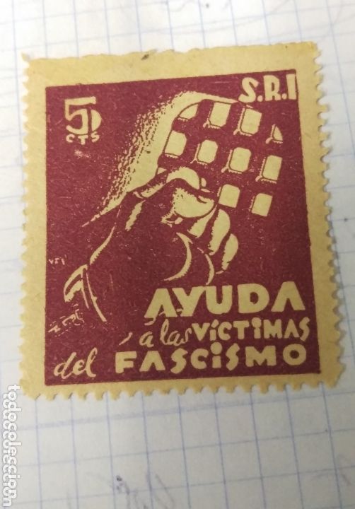 Stamps: GUERRA CIVIL VI&Ntilde;ETA AYUDA A LAS VICTIMAS DEL FASCISMO. SOCORRO ROJO