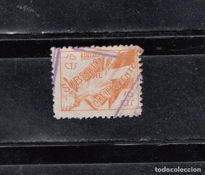 Sellos: BURGOS. 10 CTS. - Foto 1