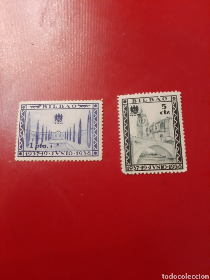 Sellos: 1937 junio1938 Bilbao - Foto 1