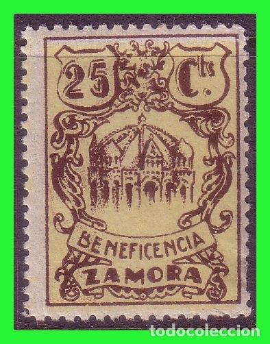 Briefmarken: Guerra Civil, ZAMORA, Zamora FESOFI n&ordm; 4 * *