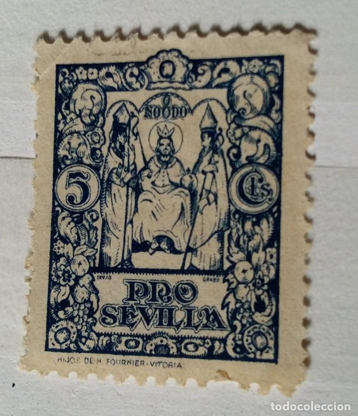 Sellos: Pro Sevilla, 5 cts - Foto 1