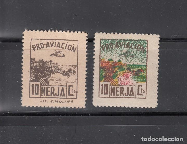 Briefmarken: NERJA. PRO-AVION.2 SELLOS DE 5 CTS.
