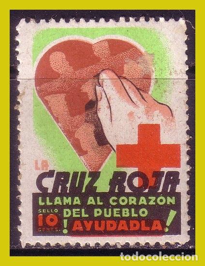 Selos: Guerra Civil, VI&Ntilde;ETAS POL&Iacute;TICAS, Cruz Roja Espa&ntilde;ola, G&Oacute;MEZ-GUILLAM&Oacute;N N&ordm; 1640 * *
