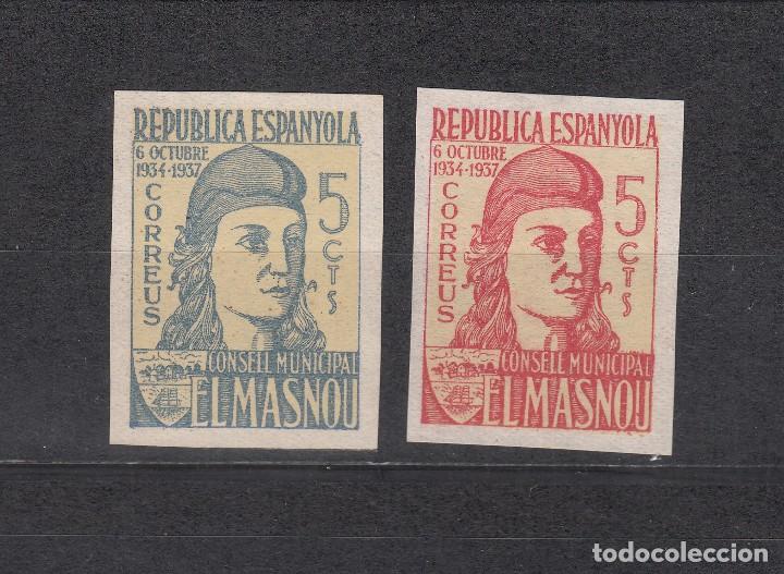 Briefmarken: EL MASNOU. REPUBLICA ESPA&Ntilde;OLA. SERIE DE 2 SELLOS