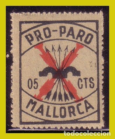 Stamps: LOCALES, Mallorca, Guerra Civil, FESOFI N&ordm; 18 * *