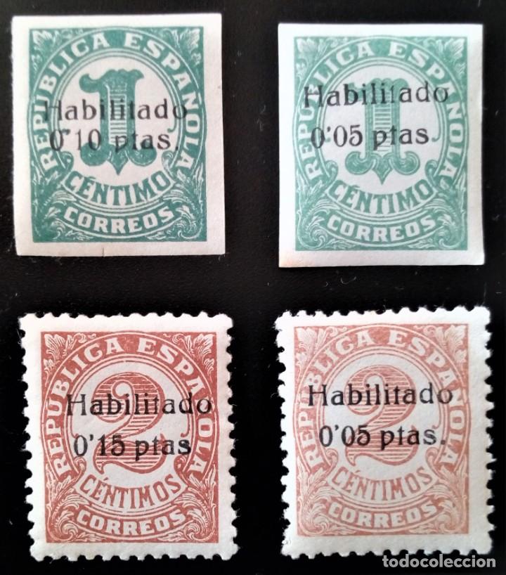 Stamps: GUERRA CIVIL BALEARES EMISIONES LOCALES PATRI&Oacute;TICAS EDIFIL 1 - 4 *