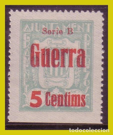 Stamps: Guerra civil, Barcelona GRAMANET DEL BES&Oacute;S, FESOFI n&ordm; 12 (*)