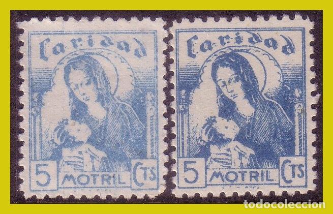 Briefmarken: Guerra civil, Sellos locales Granada MOTRIL, FESOFI n&ordm; 12 y 13  (*)