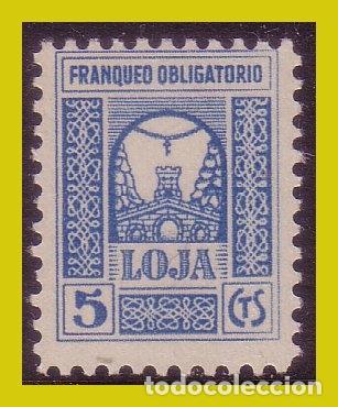Briefmarken: Guerra civil, Sellos locales Granada LOJA, FESOFI n&ordm; 17 * *