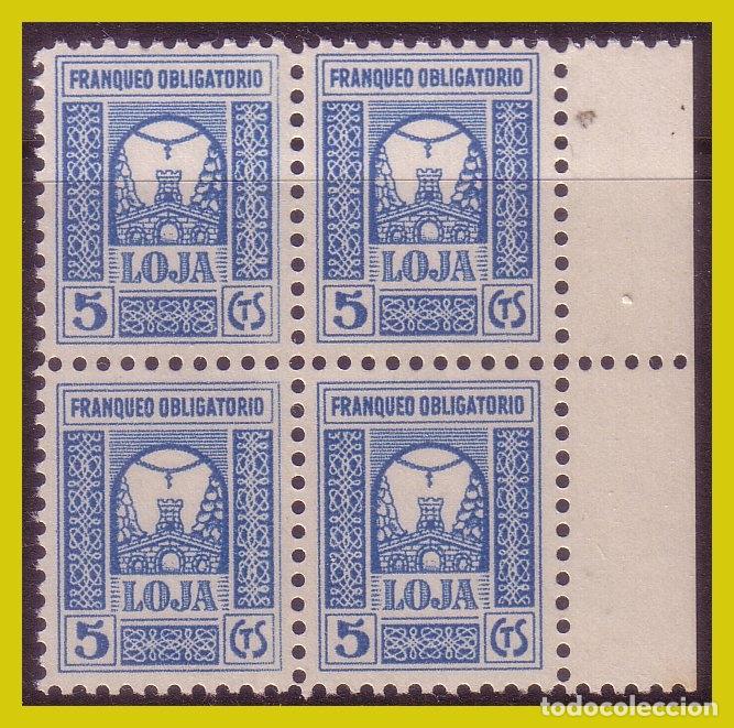 Briefmarken: Guerra civil, Sellos locales Granada LOJA, FESOFI n&ordm; 17 B4 * *
