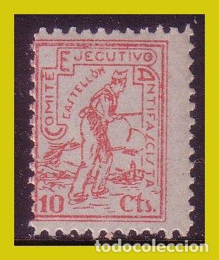 Briefmarken: Guerra civil, Sellos locales Castell&oacute;n CASTELL&Oacute;N, FESOFI n&ordm; 2 * *