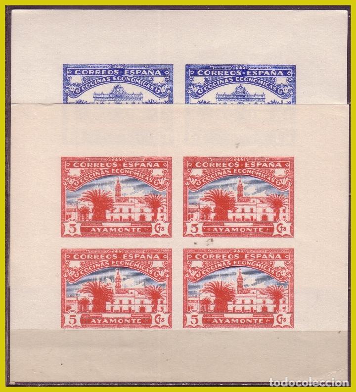 Stamps: Guerra civil, Sellos locales Huelva, AYAMONTE, FESOFI n&ordm; 13 y 14 * *