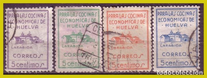 Selos: Guerra civil, Sellos locales Huelva, HUELVA, FESOFI n&ordm; 5 a 8 (o)