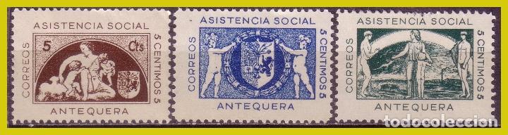 Selos: Guerra civil, Sellos locales M&aacute;laga, ANTEQUERA, FESOFI n&ordm; 4 a 6 * *
